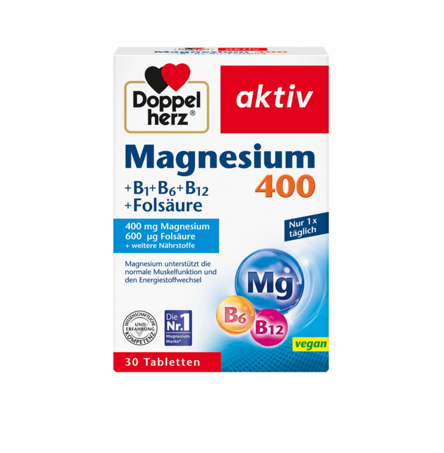 Doppelherz Aktiv Magnezijum 400 30 tableta