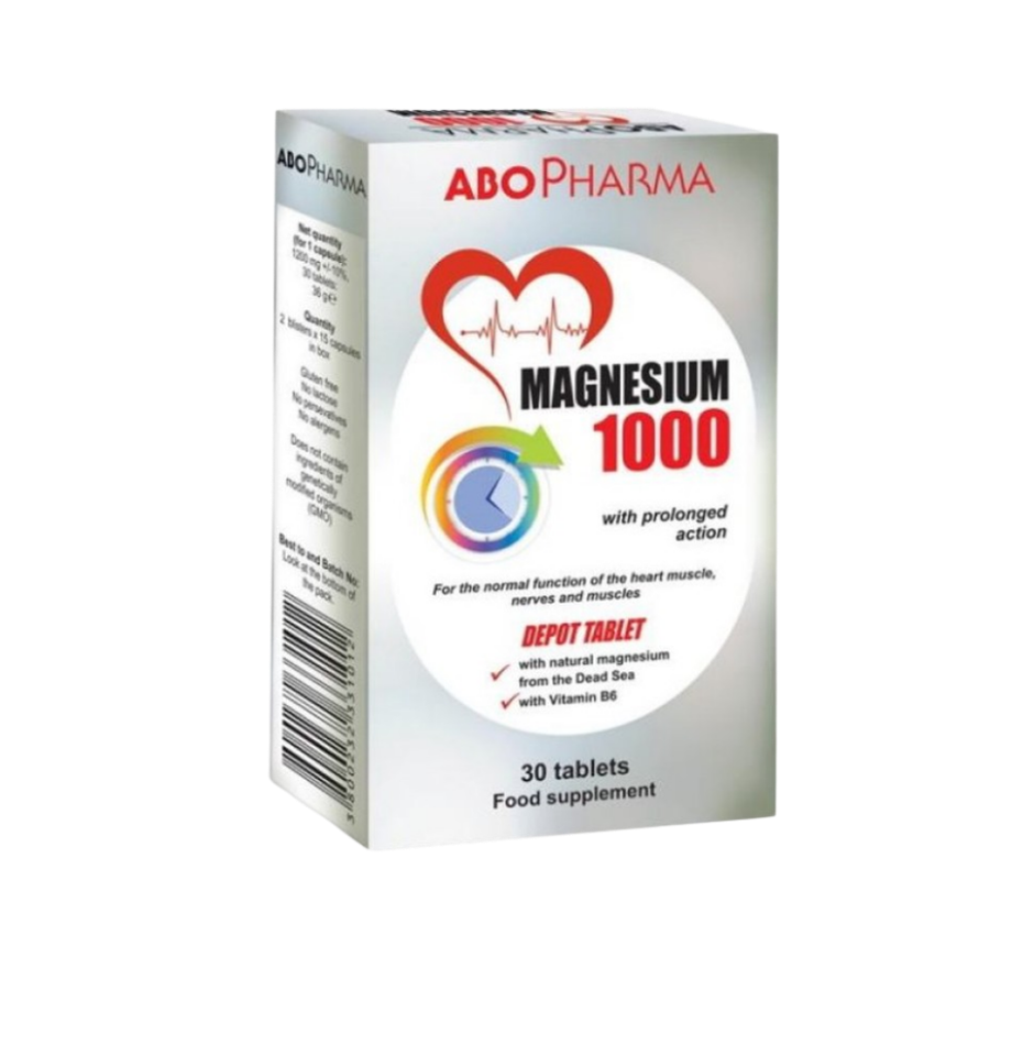 Abopharma Mg 1000 Magnezijum — 30 tableta