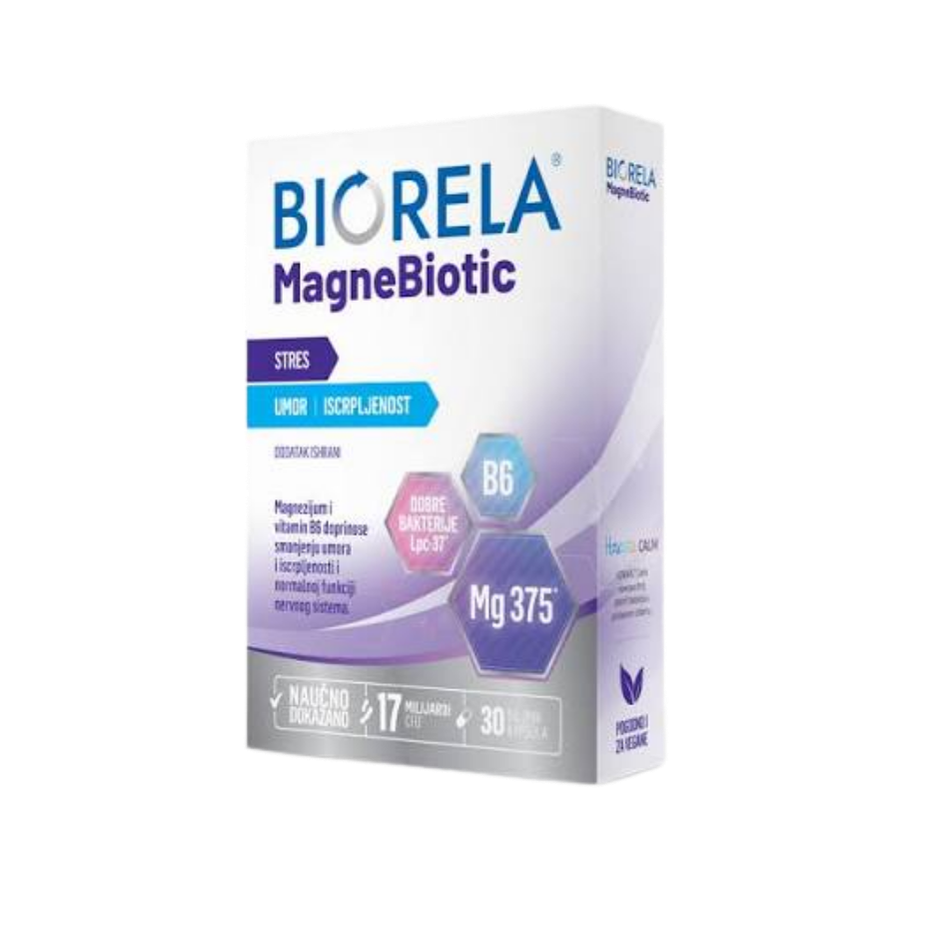 Biorela Magnebiotic — 30 kapsula