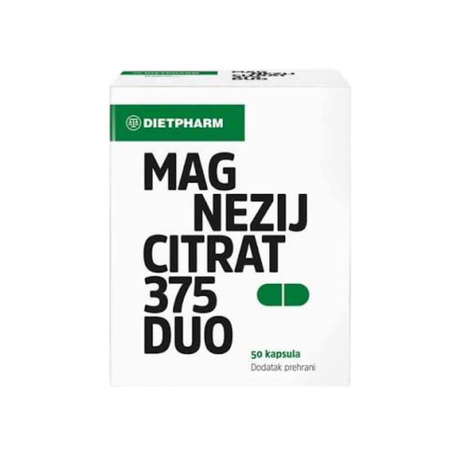 Dietpharm Magnezijum Citrat 375 Duo — 50 kapsula