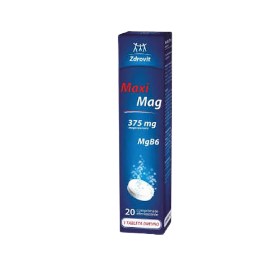 Zdrovit Maxi Mag supplement box on a white background