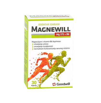 Goodwill Pharma Magnewill MG 375 + B6 — 30 kapsula