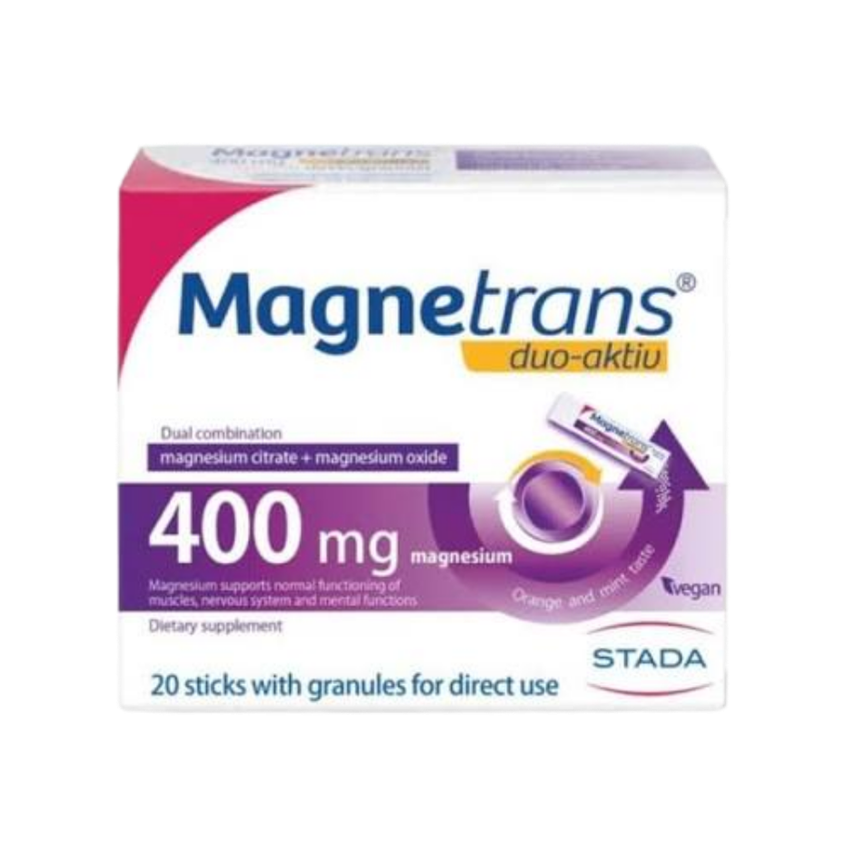 Hemofarm Magnetrans Duo-Aktiv 400 mg Direkt — 20 kesica