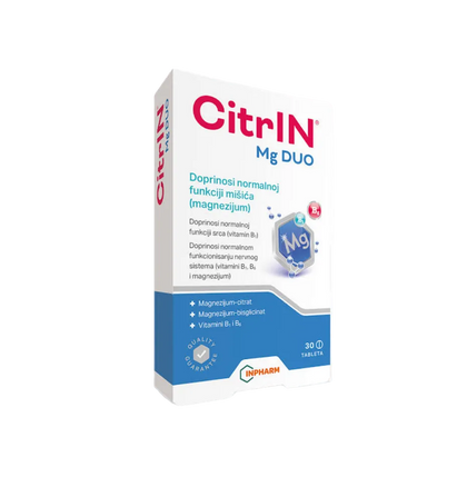 CitrIN Mg DUO supplement box on a white background