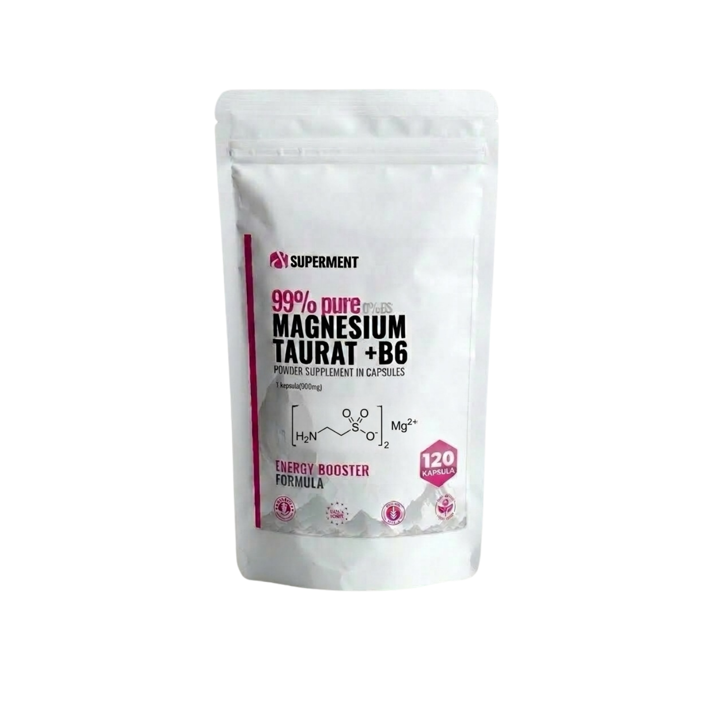 Superment Magnezijum Taurat + B6 (P5P) — 120 kapsula