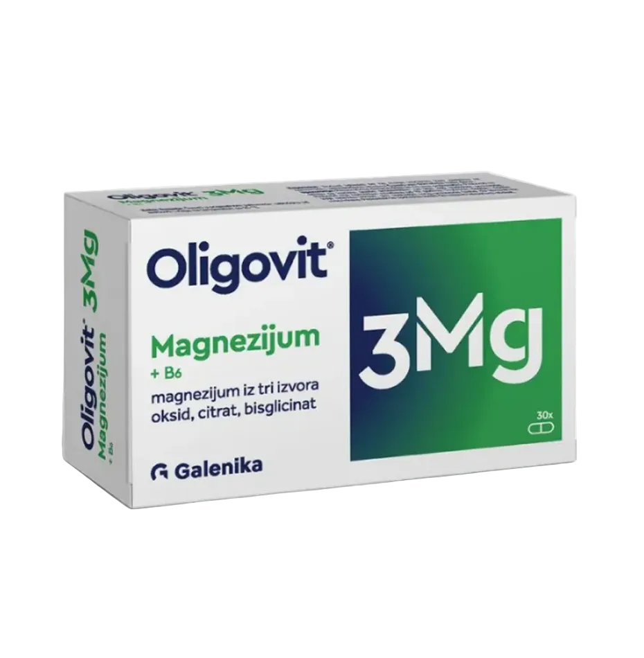 Oligovit3 Mg + B6 — 30 kapsula