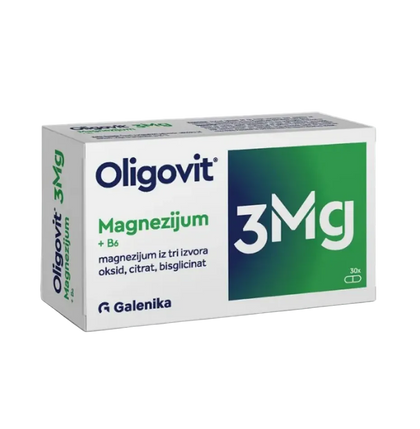 Oligovit3 Mg + B6 — 30 kapsula