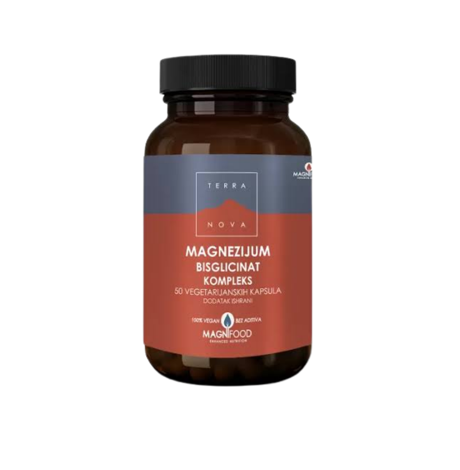 Terranova Magnesium Bisglycinate Complex — 50 kapsula