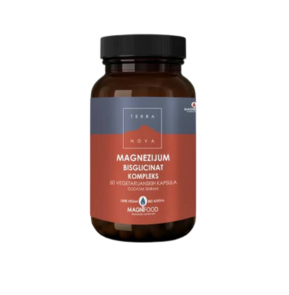Terranova Magnesium Bisglycinate Complex — 50 kapsula